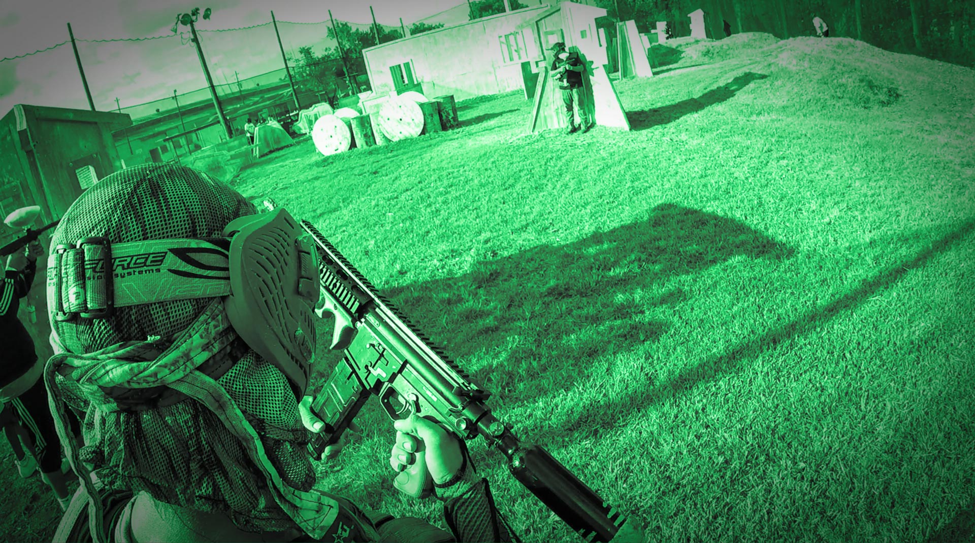 Urban War Zone paintball facility on Telephone Road